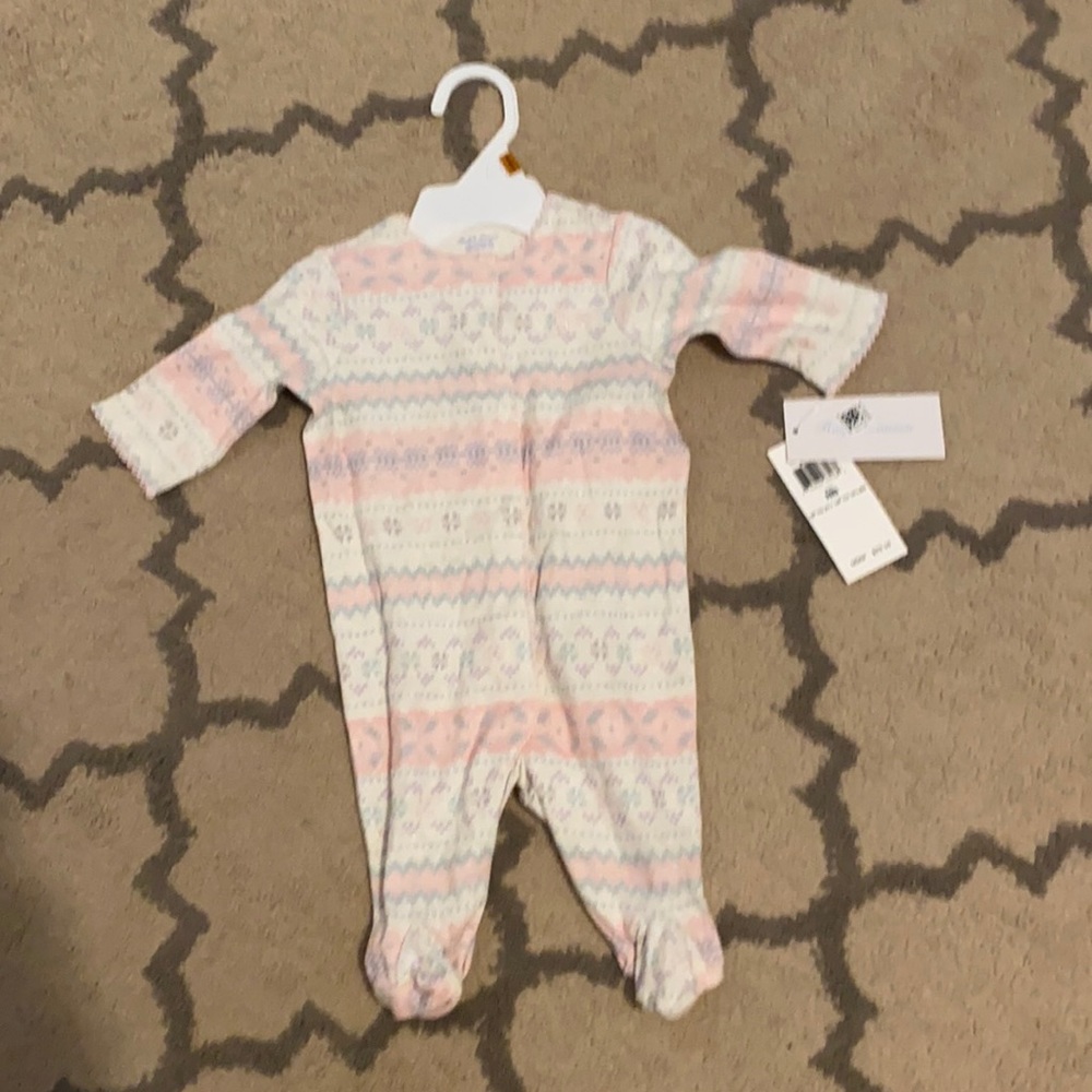 NWT Ralph Lauren footed onesie